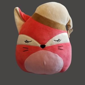 SQUISHMALLOW 16 INCH FIFI THE SLEEPING FOX WITH NIGHTCAP